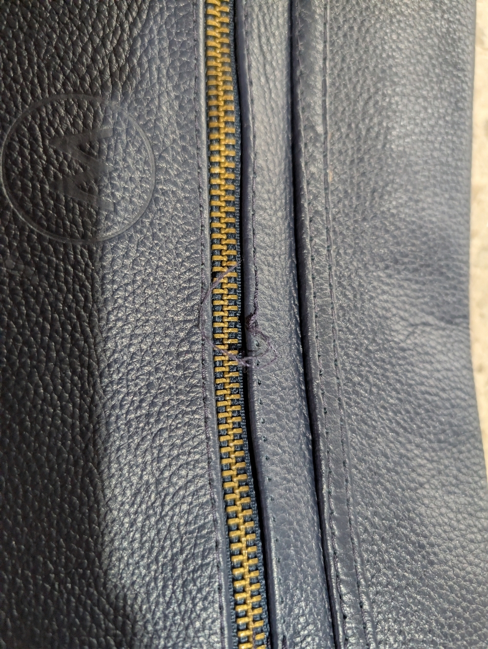 The Wanderers Traveler Co Marseille Crossbody Clutch - Navy - Picture 7 of 12